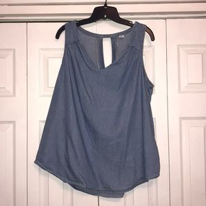 OLD NAVY denim flowy tank